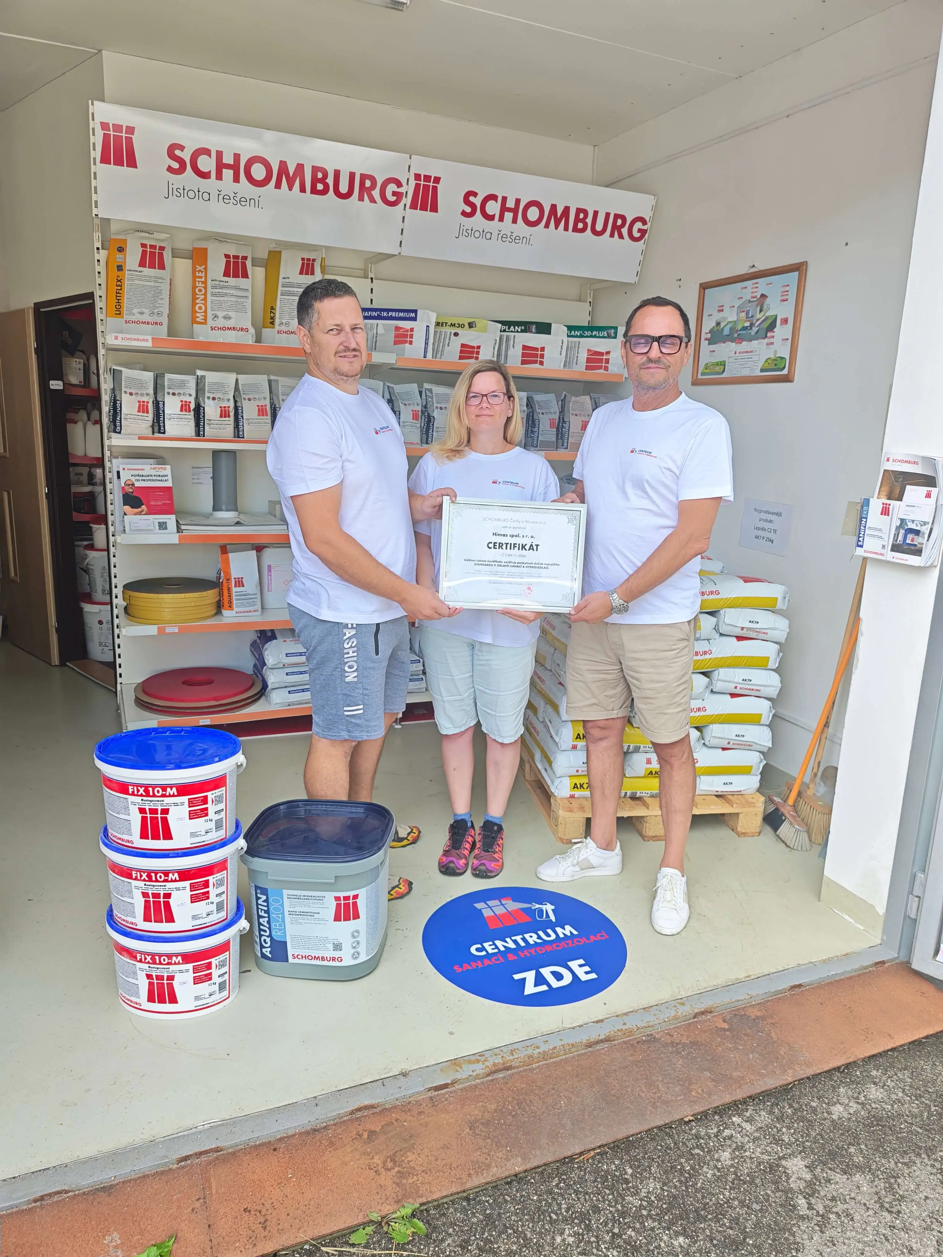 Himas se stal oficiálním certifikovaným centrem pro sanace a hydroizolace – fotka 2